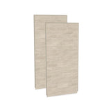 Utile 3636 Composite Direct-to-Stud Two-Piece Corner Shower Wall Kit in Organik Loam