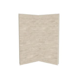 Maax - Utile 3636 Composite Direct-to-Stud Two-Piece Corner Shower Wall Kit in Organik Loam - Loam