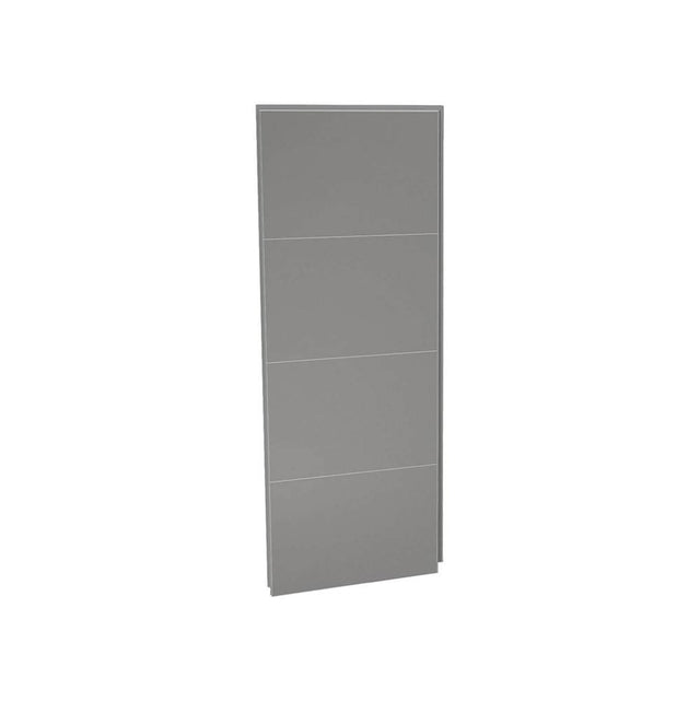 Maax - Utile 36 in. Composite Direct-to-Stud Side Wall in Erosion Pebble grey - Pebble grey