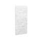 Maax - Utile 36 in. Composite Direct-to-Stud Back Wall in Marble Carrara - Carrara