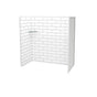 Maax - Utile 6032 Composite Direct-to-Stud Three-Piece Tub Wall Kit in Metro Tux - Tux