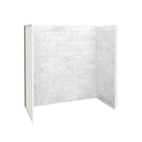 Maax - Utile 6032 Composite Direct-to-Stud Three-Piece Tub Wall Kit in Marble Carrara - Carrara