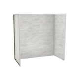 Maax - Utile 6032 Composite Direct-to-Stud Three-Piece Tub Wall Kit in Organik Permafrost - Permafrost