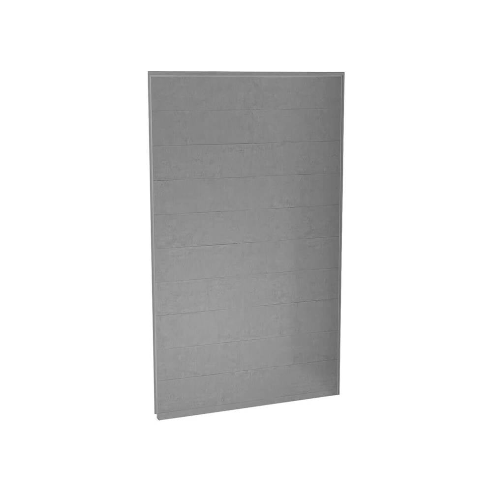 Maax - Utile 48 in. Composite Direct-to-Stud Back Wall in Factory Sleek Smoke - Smoke