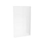 Maax - Utile 48 in. Composite Direct-to-Stud Back Wall in Erosion Bora white - Bora white