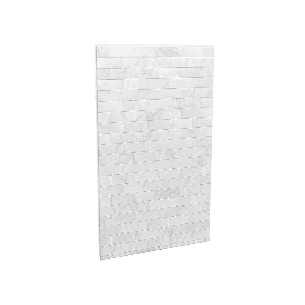 Maax - Utile 48 in. Composite Direct-to-Stud Back Wall in Marble Carrara - Carrara