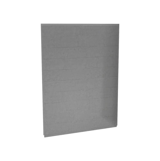 Maax - Utile 60 in. Composite Direct-to-Stud Back Wall in Factory Sleek Smoke - Smoke