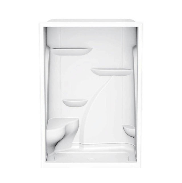 Maax - M160 60 x 36 Acrylic Alcove Center Drain One-Piece Shower in White - White