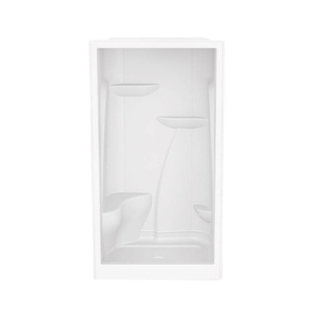 Maax - M148 48 x 36 Acrylic Alcove Center Drain One-Piece Shower in White - White