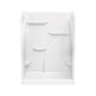 Maax - E160 60 x 37 Acrylic Alcove Center Drain One-Piece Shower in White - White