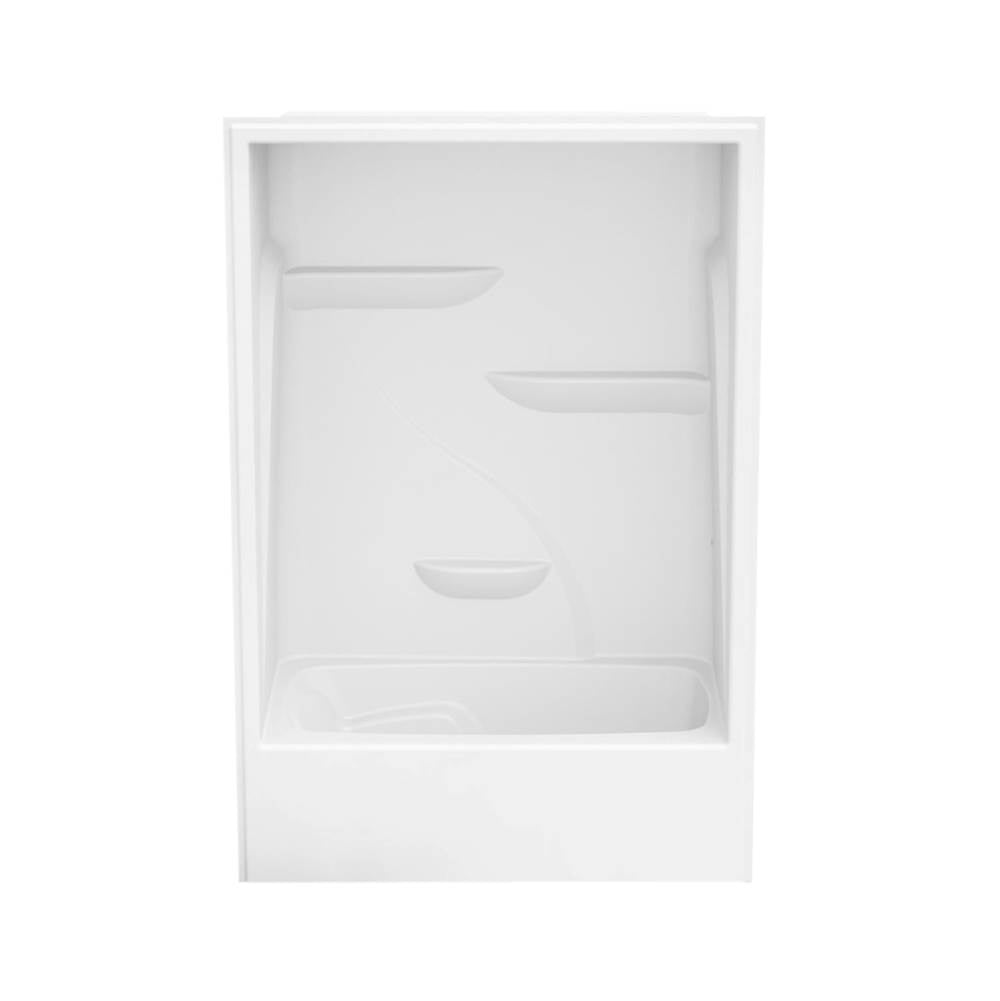 Maax - M260 60 x 34 Acrylic Alcove Left-Hand Drain One-Piece Tub Shower in White - White
