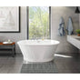 Maax - Brioso 6042 AcrylX Freestanding Center Drain Bathtub in White with White Skirt - White