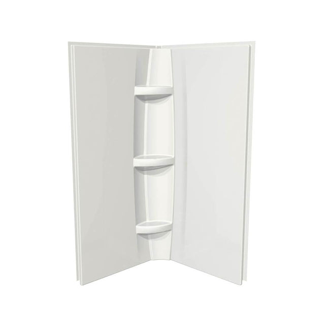 Maax - 36 x 72 in. Acrylic Direct-to-Stud Two-Piece Wall Kit in White - White