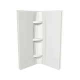 Maax - 38 x 72 in. Acrylic Direct-to-Stud Two-Piece Wall Kit in White - White