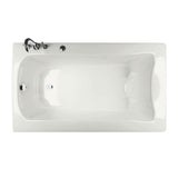 Release 6036 Acrylic Drop-in Left-Hand Drain Bathtub in White