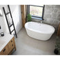 Maax - Jazz F 66 x 36 Acrylic Freestanding Center Drain Bathtub in White with White Skirt - White