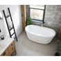 Maax - Jazz F 66 x 36 Acrylic Freestanding Center Drain Aerofeel Bathtub in White with White Skirt - White