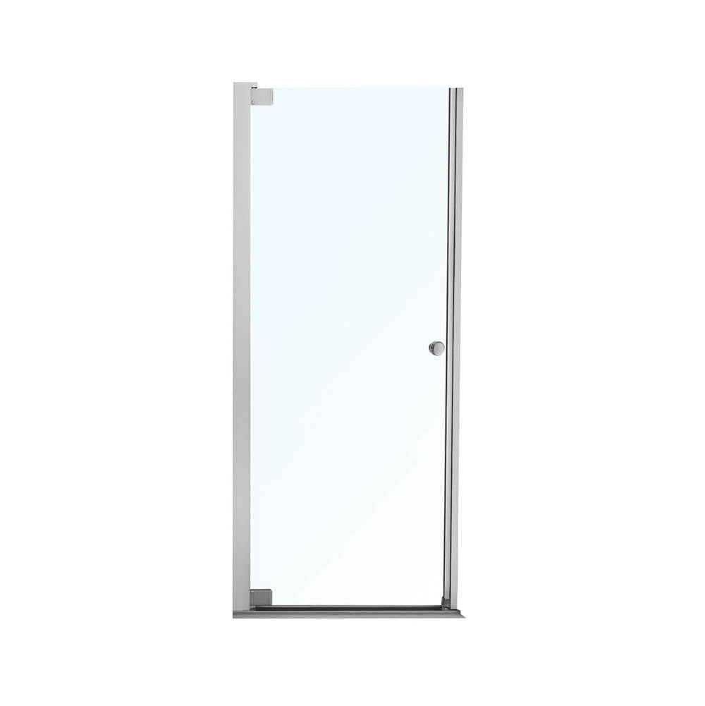 Madono 34.5-36.5 x 67 in. 6 mm Pivot Shower Door for Alcove Installation with Clear glass in Chrome
