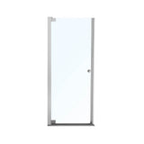 Madono 24.5-26.5 x 67 in. 6 mm Pivot Shower Door for Alcove Installation with Clear glass in Chrome