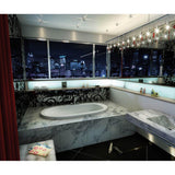 Jazz 66 x 36 Acrylic Drop-in Center Drain Bathtub in White