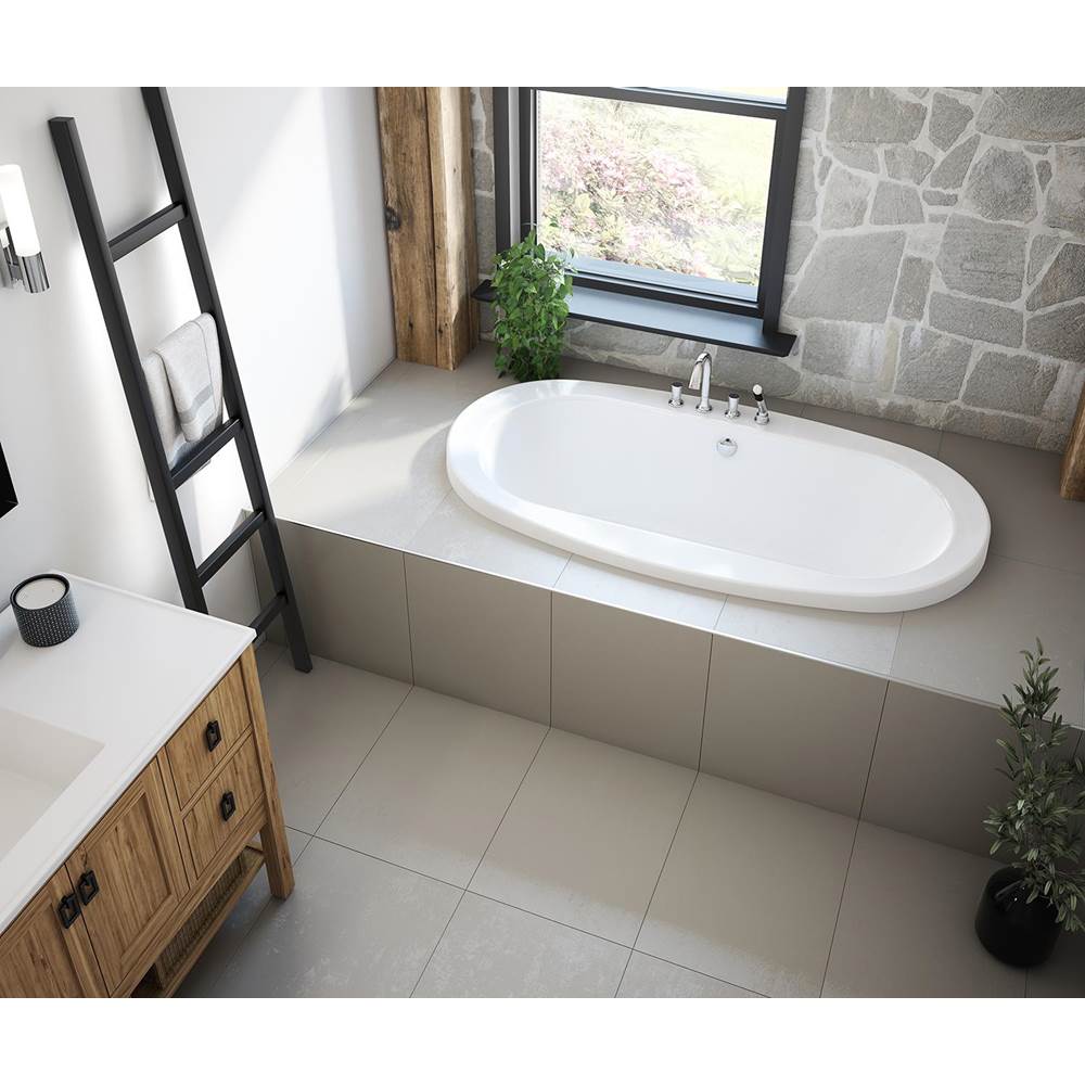 Maax - Jazz 66 x 36 Acrylic Drop-in Center Drain Bathtub in White - White