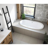 Maax - Jazz 66 x 36 Acrylic Drop-in Center Drain Aerofeel Bathtub in White - White