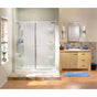 Maax - Rectangular Base 4836 3 in. Acrylic Alcove Shower Base with Center Drain in White - White