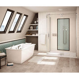 Maax - Optik 6032 F Acrylic Freestanding End Drain Bathtub in White with White Skirt - White
