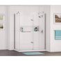 Maax - Rectangular Base 6036 3 in. Acrylic Corner Left or Right Shower Base with Left-Hand Drain in White - White