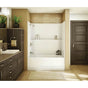 Maax - TSEA Plus 60 x 32 AcrylX Alcove Right-Hand Drain One-Piece Tub Shower in White - White
