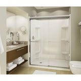 Maax - Rectangular Base 6032 3 in. Acrylic Alcove Shower Base with Left-Hand Drain in White - White