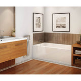 Maax - Rubix 6632 AFR Acrylic Alcove Left-Hand Drain Bathtub in White - White