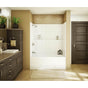 Maax - TSTEA Plus 60 x 32 AcrylX Alcove Left-Hand Drain One-Piece Tub Shower in White - White