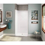 Maax - OPS-3636 - Base Model AcrylX Alcove Center Drain One-Piece Shower in White - White