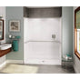 Maax - OPS-6030-RS - ADA U-Bar AcrylX Alcove Center Drain One-Piece Shower in White - White