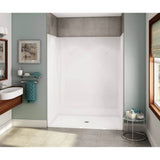 Maax - OPS-6036-RS - Base Model AcrylX Alcove Center Drain One-Piece Shower in White - White