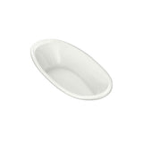 Saturna 6036 Acrylic Drop-in End Drain Whirlpool Bathtub in White
