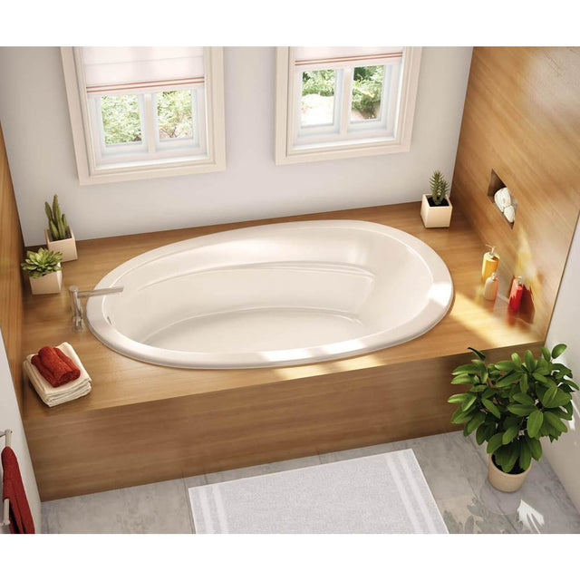 Maax - Talma 7242 Acrylic Drop-in End Drain Aeroeffect Bathtub in White - White
