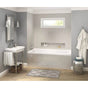 Maax - Pose 6030 IF Acrylic Alcove Left-Hand Drain Aeroeffect Bathtub in White - White