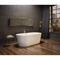 Maax - Louie 6731 Acrylic Freestanding Center Drain Bathtub in White with White Skirt - White