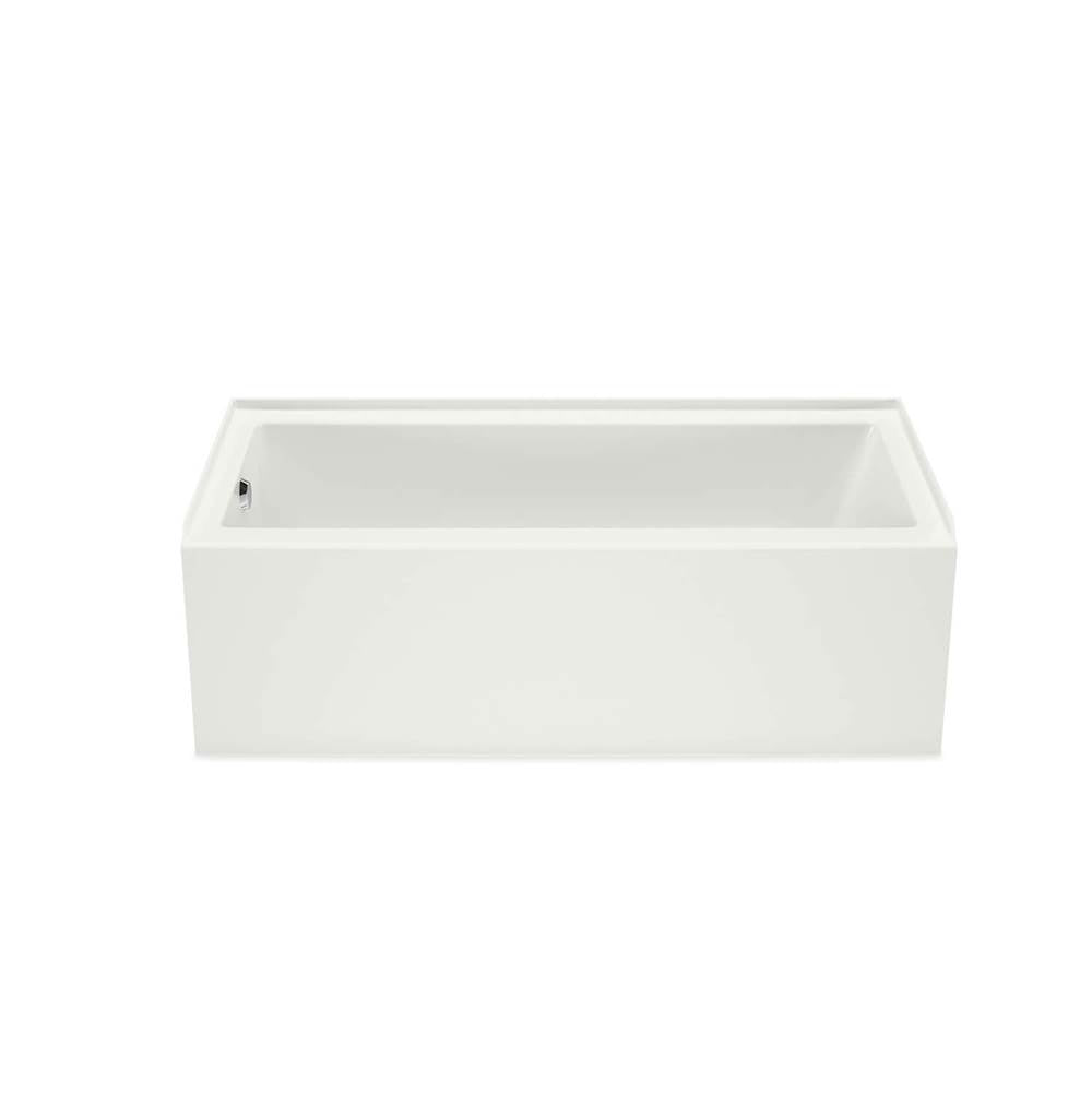 Bosca 6030 IFS AFR Acrylic Alcove Right-Hand Drain Bathtub in White