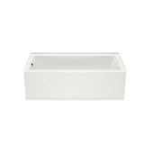 Bosca 6030 IFS AFR Acrylic Alcove Right-Hand Drain Bathtub in White