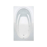 Panaro 6042 Acrylic Drop-in End Drain Bathtub in White