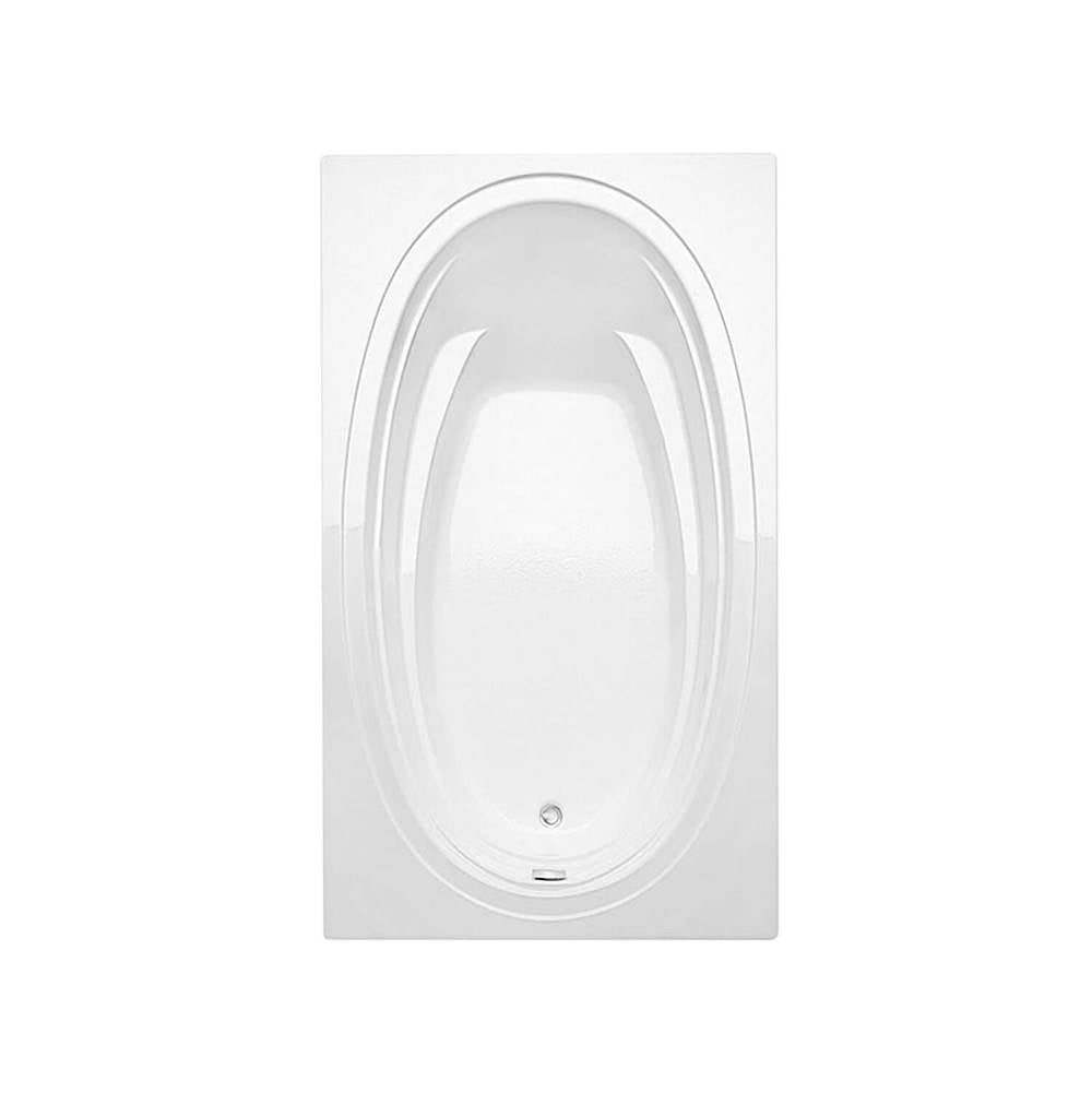 Maax - Panaro 6042 Acrylic Drop-in End Drain Bathtub in White - White