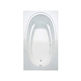 Panaro 7242 Acrylic Drop-in End Drain Bathtub in White