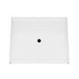 Maax - MX QSI-3838-BF 0.5 in. AcrylX Alcove Shower Base with Center Drain in White - White