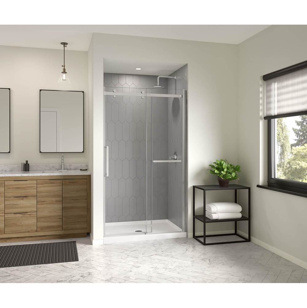 Maax - Icon 4834 AcrylX Alcove Shower Base with Center Drain in White - White