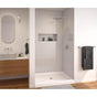 Maax - SPL 3850 AcrylX Alcove Shower Base with Center Drain in Bone - Bone