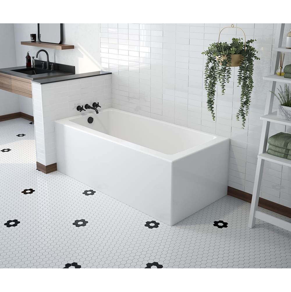 Maax - Mackenzie Corner 6030 AcrylX Corner Right-Hand Drain Bathtub in White - White