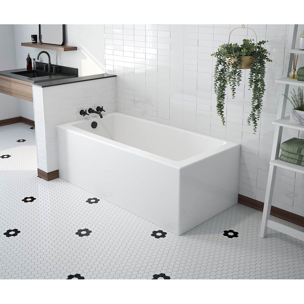 Maax - Mackenzie Corner 6030 AFR AcrylX Corner Left-Hand Drain Bathtub in White - White